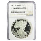 2007-W Silver Eagle NGC PF70 Ultra Cameo
