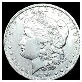 1891 Morgan Silver Dollar CLOSELY UNCIRCULATED