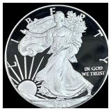 2012-S Silver American Eagle Proof $1 GEM PROOF