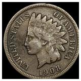 1908-S Indian Head Cent LIGHTLY CIRCULATED