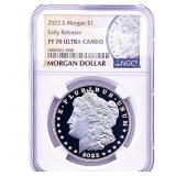 2023-S Morgan Silver Dollar NGC PF70 Ultra Cameo