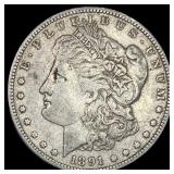 1891-O Silver Morgan Dollar NEARLY UNCIRCULATED