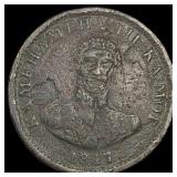 Hawaii 1847 Copper Hapa Haneri Token HIGH GRADE