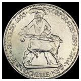 1938 Silver New Rochelle Half Dollar UNCIRCULATED