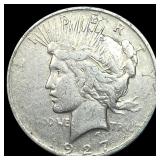 1927 Peace Silver Dollar NEARLY UNCIRCULATED