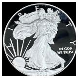 2012-S Silver American Eagle Proof $1 GEM PROOF