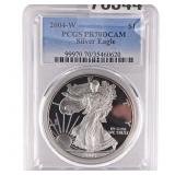 2004-W Silver Eagle PCGS PR70 DCAM