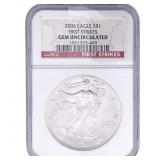 2006 Silver Eagle NGC GEM UNC First Strikes