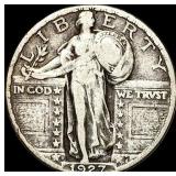 1927-D Silver Standing Liberty Quarter  LIGHTLY C