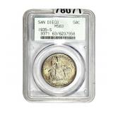 1935-S San Diego Half Dollar PCGS MS63