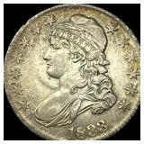 1833 Capped Bust Half Dollar NEARLY  UNCIRCULATED