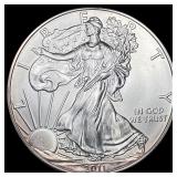 2011-W Silver American Eagle $1 SUPERB GEM BU