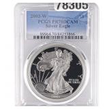 2003-W Silver Eagle PCGS PR70 DCAM