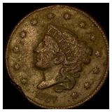 1837 Coronet Head Large Cent HIGH GRADE