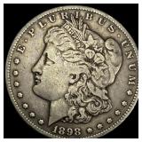 1898-S Silver Morgan Dollar NICELY CIRCULATED