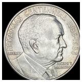 1936 Silver Half Dollar Arkansas Centennial CHOICE