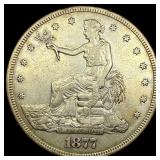 1877-S Silver Trade Dollar NEARLY UNCIRCULATED