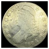 1824 Capped Bust Half Dollar LIGHTLY CIRCULATED