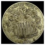 1875 Shield Nickel LIGHTLY CIRCULATED
