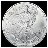 2006-W Silver American Eagle $1 SUPERB GEM BU