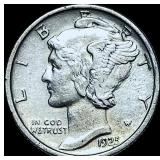 1925-D Silver Mercury Dime CHOICE AU