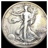 1920-D Silver Walking Liberty Half Dollar LIGHTLY