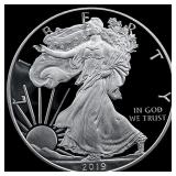 2019-W 1 oz Silver American Eagle Proof GEM PROOF