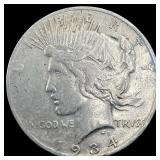 1934 Silver Peace Dollar NEARLY UNCIRCULATED