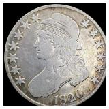1826 Capped Bust Half Dollar NICELY CIRCULATED