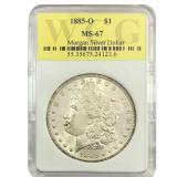 1885-O Morgan Silver Dollar WCG MS67