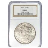 1902-O Morgan Silver Dollar NGC MS64