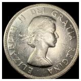 1960 Canada Silver Dollar SUPERB GEM BU