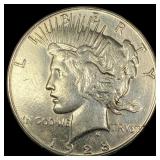 1928-S Silver Peace Dollar NEARLY UNCIRCULATED