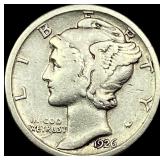 1926-S Silver Mercury Dime ABOUT UNCIRCULATED