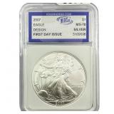 2007 Silver Eagle IGS MS70