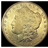 1904-S Silver Morgan Dollar NEARLY UNCIRCULATED
