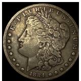 1884-CC Silver Morgan Dollar LIGHTLY CIRCULATED
