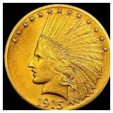1915 Gold $10 Indian Head Eagle UNCIRCULATED