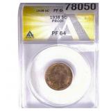 1938 Jefferson Nickel ANACS PF64 PROOF
