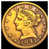 1947 $5 Gold Half Eagle