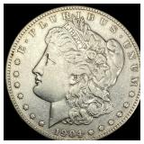 1904-S Silver Morgan Dollar NEARLY  UNCIRCULATED
