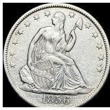 1856-O Seated Liberty Half Dollar NEARLY  UNCIRCU
