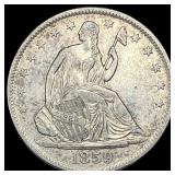 1859-O Silver Half Dollar CLOSELY UNCIRCULATED