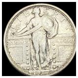 1917 Type 1 Standing Liberty Quarter NEARLY UNCIRC