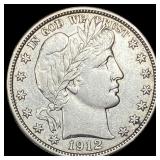 1912 Silver Half Dollar (Barber) UNCIRCULATED