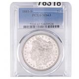 1881-S Morgan Silver Dollar PCGS MS63