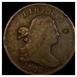 1803 Draped Bust Half Cent NICELY CIRCULATED