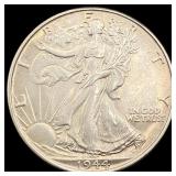 1944-S Silver Half Dollar CHOICE BU