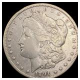 1891-CC Silver Morgan Dollar LIGHTLY CIRCULATED