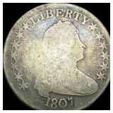 1807 Silver Half Dollar Draped Bust NICELY  CIRCU